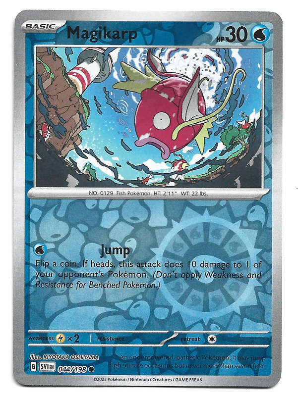 MIGIKARP - REVERSE HOLO  44/198 POKEMON TCG SCARLET & VIOLET TRADING CARD