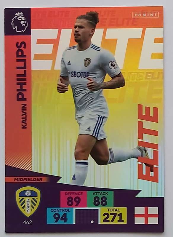 LEEDS UNITED - ENGLISH PREMIER LEAGUE 2020/2021 - TEAM SET of 28 `FOIL and BASE` TRADING CARDS