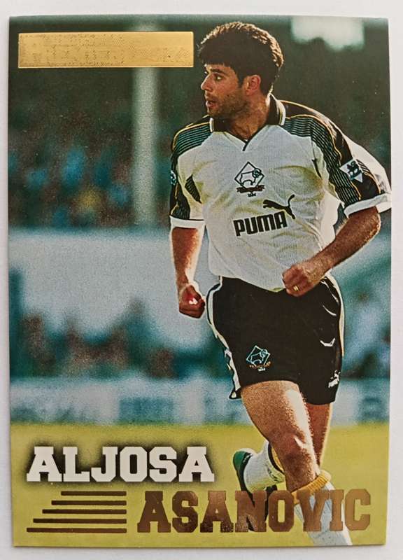 ALJOSA ASANOVIC (Derby) - TOPPS PREMIER GOLD COLLECTION 1996/97 - TRADING CARD CARD 46 of 161