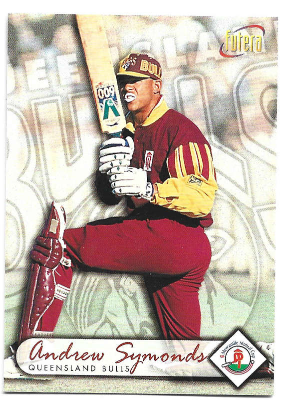 ANDREW SYMONDS - 1996 FUTERA CRICKET WORLD CUP COLLECTION - BASE TRADING CARD 50