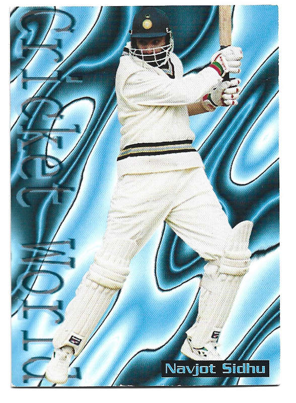 NAVJOT SIDHU (India) - 1996 SPORTS DECK CRICKET CARD COLLECTION -  TRADING CARD 50