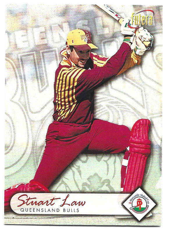 STUART LAW - 1996 FUTERA CRICKET WORLD CUP COLLECTION - BASE TRADING CARD 51