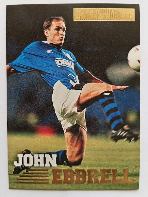 JOHN EBBRELL (Everton) - TOPPS PREMIER GOLD COLLECTION 1996/97 - TRADING CARD CARD 56 of 161