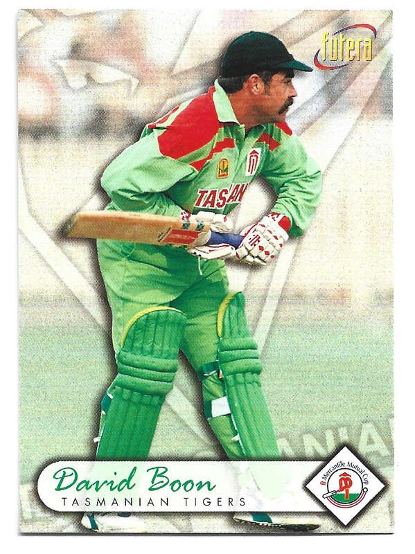 DAVID BOON - 1996 FUTERA CRICKET WORLD CUP COLLECTION - BASE TRADING CARD 58