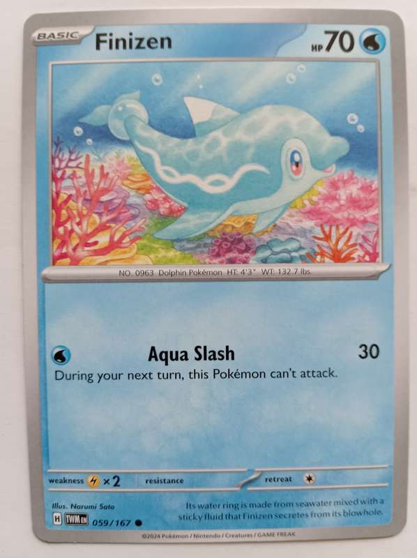 FINIZEN - POKEMON NINTENDO TWILIGHT MASQUERADE  - COMMON TRADING CARD 59/167