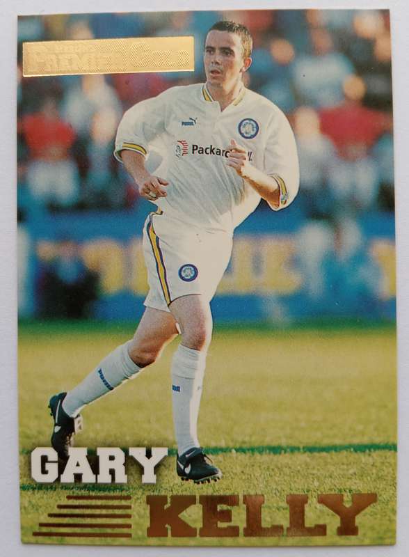 GARY KELLY (Leeds) - TOPPS PREMIER GOLD COLLECTION 1996/97 - TRADING CARD CARD 62 of 161