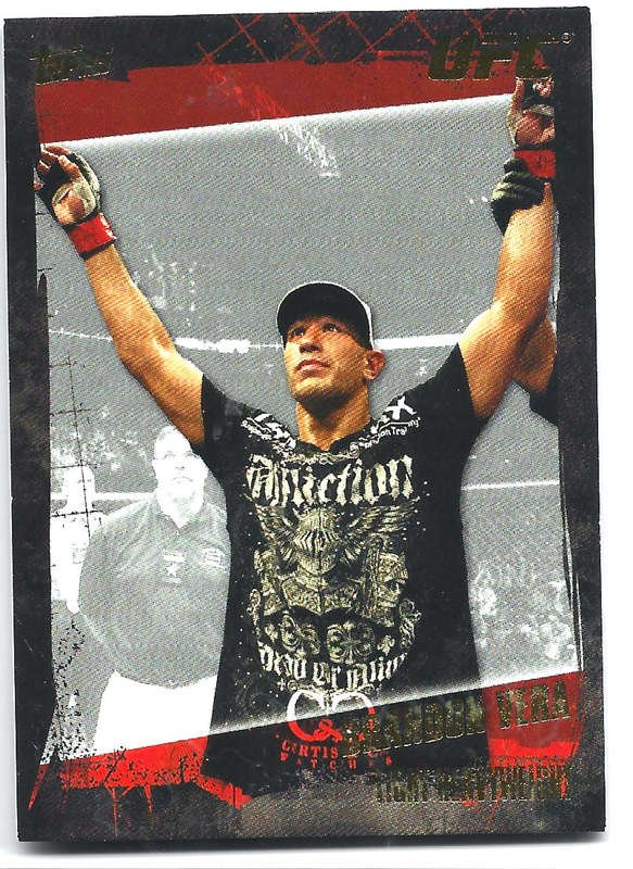 BRANDON VERA - TOPPS UFC 2010 COLLECTION -  GOLD FOIL PARALLEL TRADING CARD 65