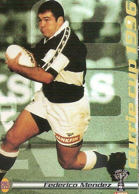 FEDERICO MENDEZ (SHARKS) - SPORTS DECK RUGBY COLLECTION  1996 - TRADING CARD 68