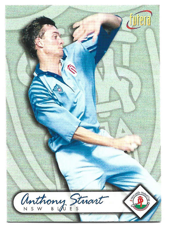 ANTHONY STUART - 1996 FUTERA CRICKET WORLD CUP COLLECTION - BASE TRADING CARD 69
