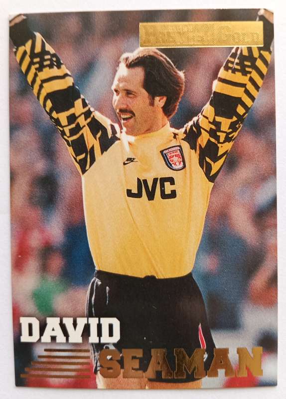 DAVID SEAMAN (Arsenal) - TOPPS PREMIER GOLD COLLECTION 1996/97 - TRADING CARD CARD 6 of 161