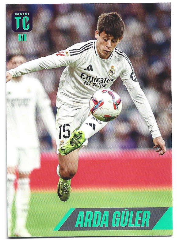 ARDA GULER - PANINI `TOP CLASS` 2025 COLLECTION -  BASE TRADING CARD 71