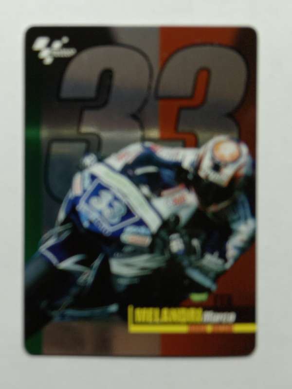MARCO MELANDRI - MOTO GP 07 `PREZIOSI COLLECTION`  - RARE FOIL TRADING CARD 073