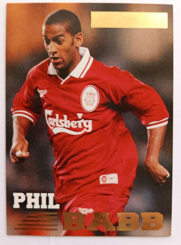 PHIL BABB (Liverpool) - TOPPS PREMIER GOLD COLLECTION 1996/97 - TRADING CARD CARD 78 of 161