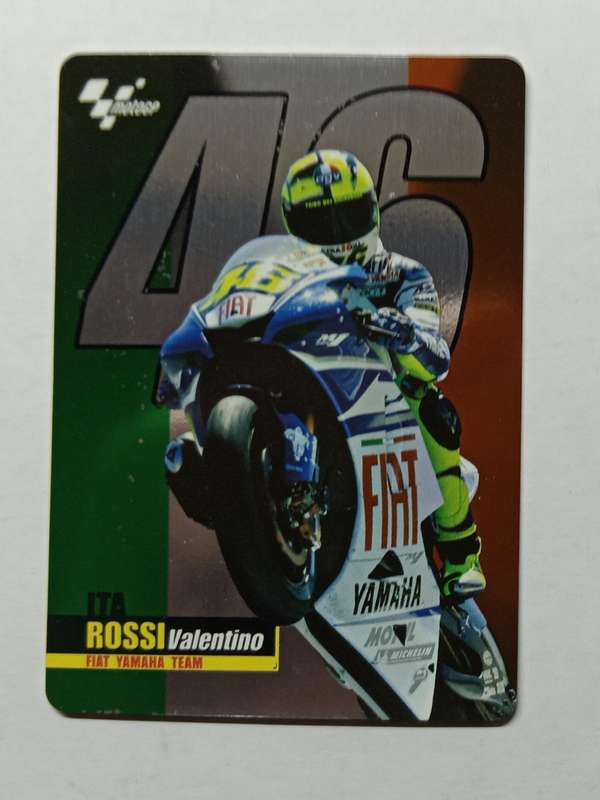 VALENTINO ROSSI - MOTO GP 07 `PREZIOSI COLLECTION`  - RARE FOIL TRADING CARD 079