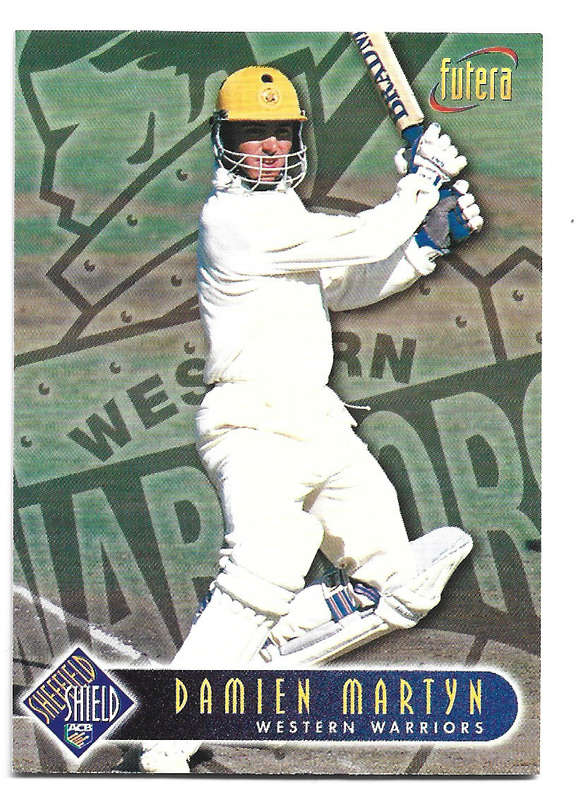 DAMIEN MARTYN - 1996 FUTERA CRICKET WORLD CUP COLLECTION - BASE TRADING CARD 83