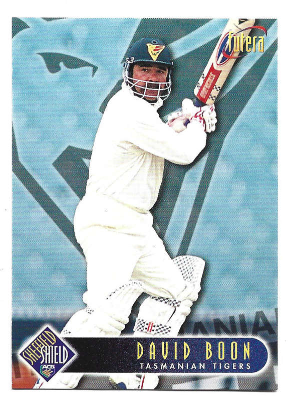 DAVID BOON - 1996 FUTERA CRICKET WORLD CUP COLLECTION - BASE TRADING CARD 84