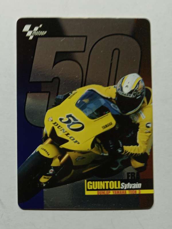SYLVAIN GUINTOLI - MOTO GP 07 `PREZIOSI COLLECTION`  - RARE LOT of 5 FOIL TRADING CARDS