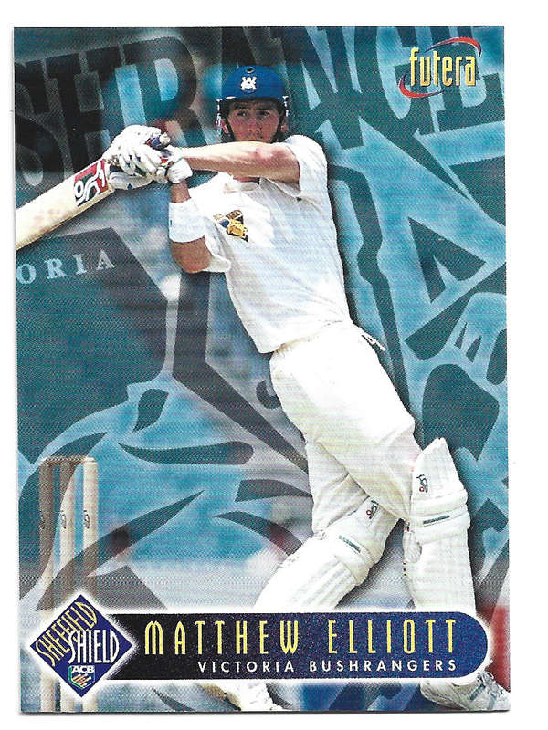 MATHEW ELLIOTT - 1996 FUTERA CRICKET WORLD CUP COLLECTION - BASE TRADING CARD 88