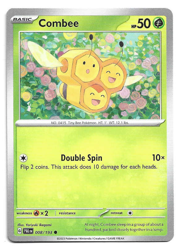 COMBEE - COMMON  8/193 POKEMON TCG PALDEA EVOLVED TRADING CARD