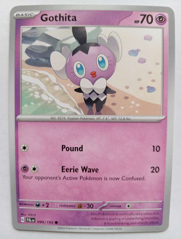 POKEMON CARD - GOTHITA  90/193 COMMON PALDEA EVOLVED 2023 - MINT