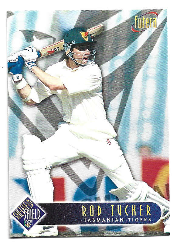 ROD TUCKER - 1996 FUTERA CRICKET WORLD CUP COLLECTION - BASE TRADING CARD 92