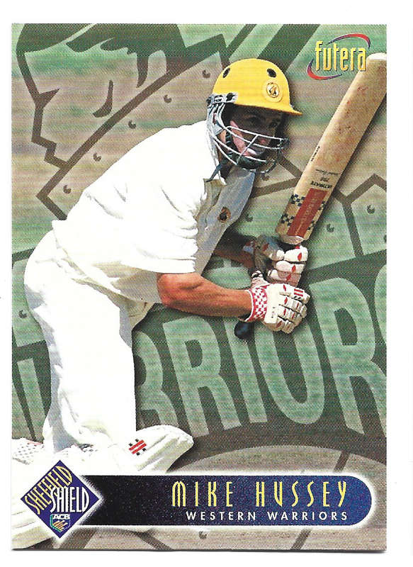 MIKE HUSSEY - 1996 FUTERA CRICKET WORLD CUP COLLECTION - BASE TRADING CARD 94