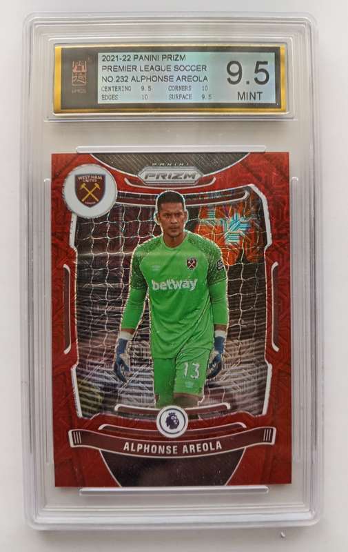 ALPHONSE AREOLA - PANINI PRIZM EPL 2021 - CERTIFIED PROOF RED MOJO TRADING CARD 62 of 159