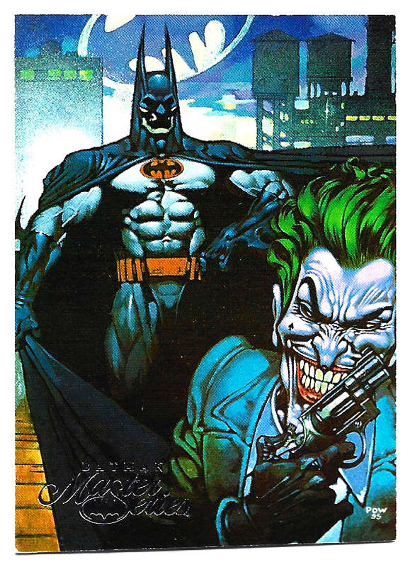BATMAN -  BATMAN MASTER SERIES TRADING CARDS - PROMO TRADING CARD