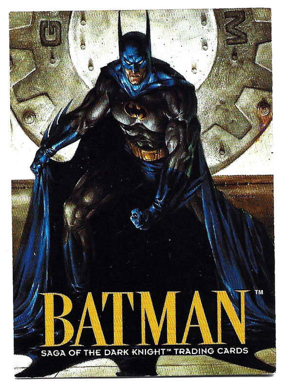 BATMAN -  BATMAN SAGA SERIES TRADING CARDS - PROMO TRADING CARD