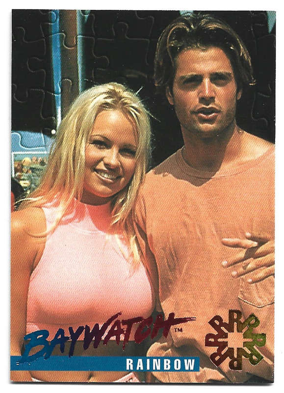 BAYWATCH -  BAYWATCH TV SERIES TRADING CARDS -  INSERT  TRADING CARD R7