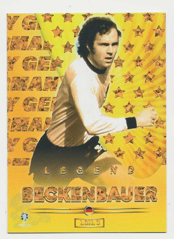 FRANS BECKENBAUER - FLASH EDITION (Spain) UEFA EURO 2024 - RARE GOLD "LEGEND" TRADING CARD