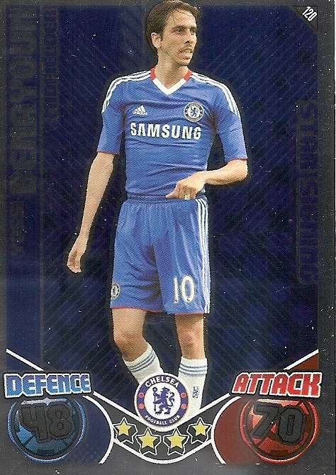 YOSSI BENAYOUN (Chelsea) - TOPPS `MATCH ATTAX`2010/2011 - FOIL `STAR SIGNING` TRADING CARD 120