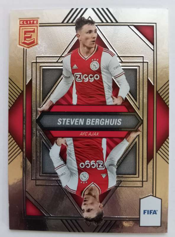 STEVEN BERGHUIS - PANINI DONRUSS ELITE FIFA SOCCER 2023 - CHROME MIRROR TRADING CARD 3