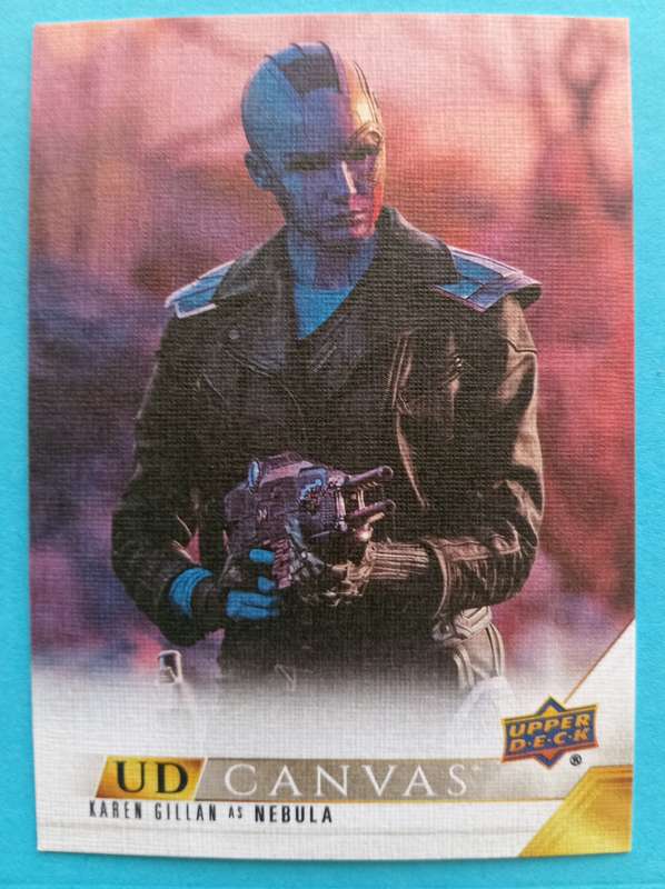 KAREN GILLIAN as Nebula  -Upper Deck Marvel Studios Series 2 2024 - Rare Canvas Trading Card C60