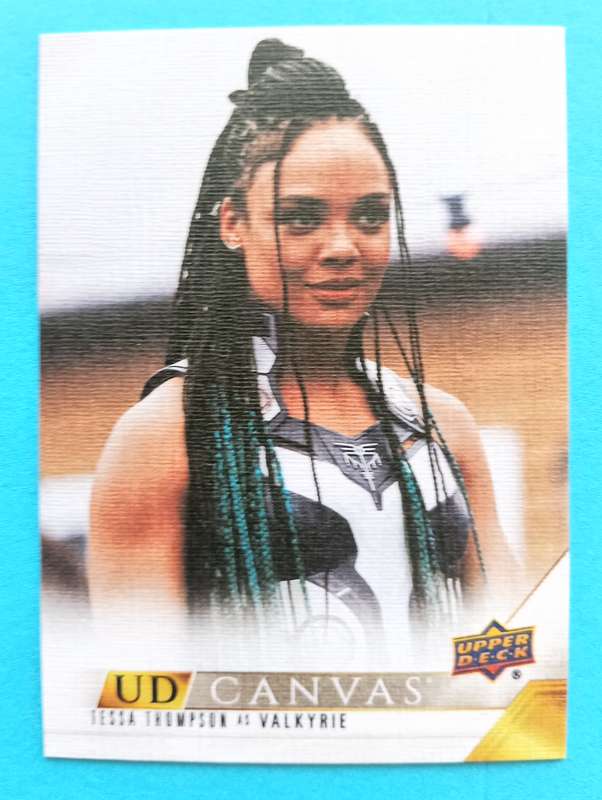 TESSA THOMPSON as Valkyrie -Upper Deck Marvel Studios Series 2 2024 - Rare Canvas Trading Card C79