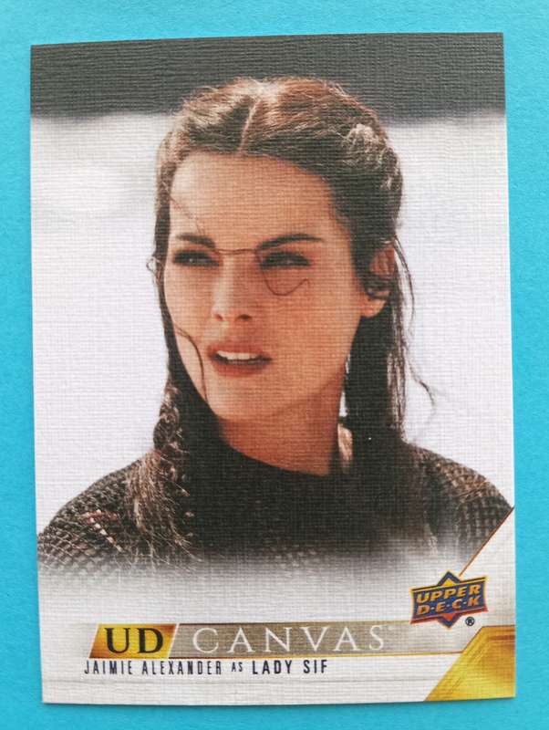 JAIMIE ALEXANDER as Lady Sif -Upper Deck Marvel Studios Series 2 2024 - Rare Canvas Trading Card c87