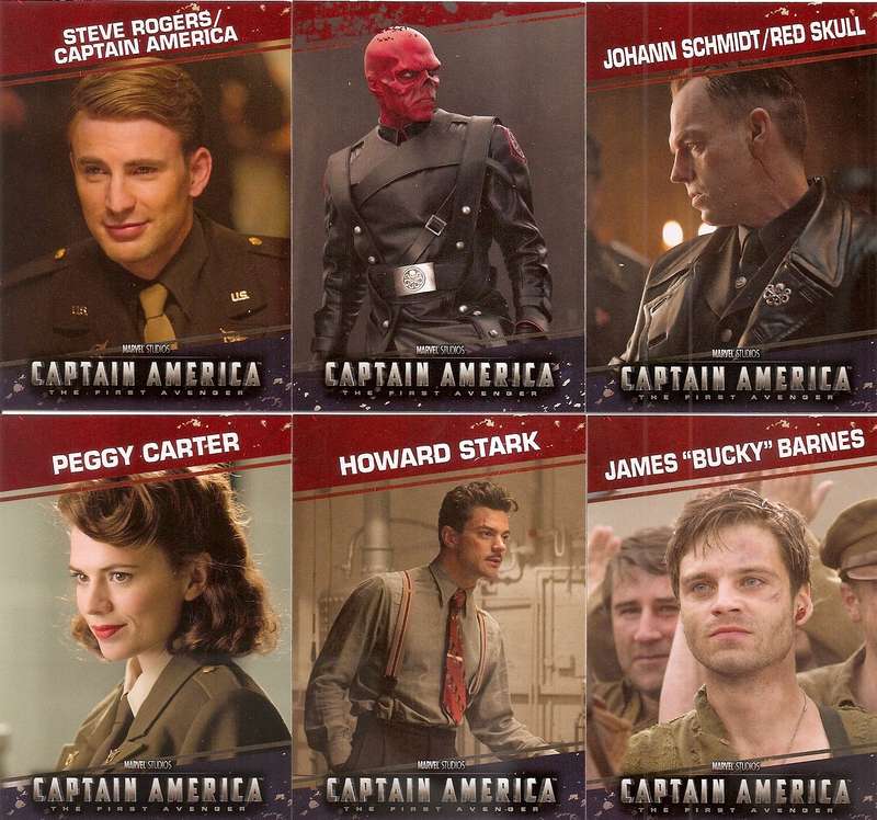 CAPTAIN AMERICA - UPPER DECK MARVEL COLLECTION 2011 - COMPLETE SET 99 TRADING CARDS in Binder