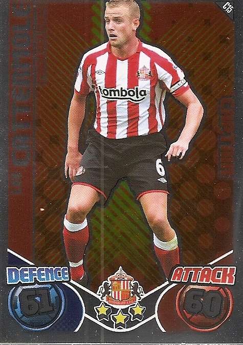 LEE CATERMOLE - TOPPS `MATCH ATTAX`EXTRA  2011 - FOIL `CAPTAIN` TRADING CARD C15