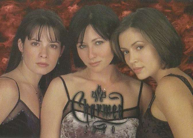 CHARMED TV SERIES - INKWORKS CHARMED TV SERIES PROMO TRADING CARD P1
