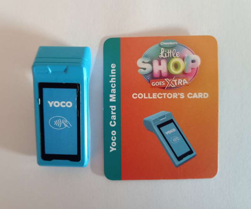 CHECKERS Little Shop Goes Extra - YOCO CARD MACHINE with CARD