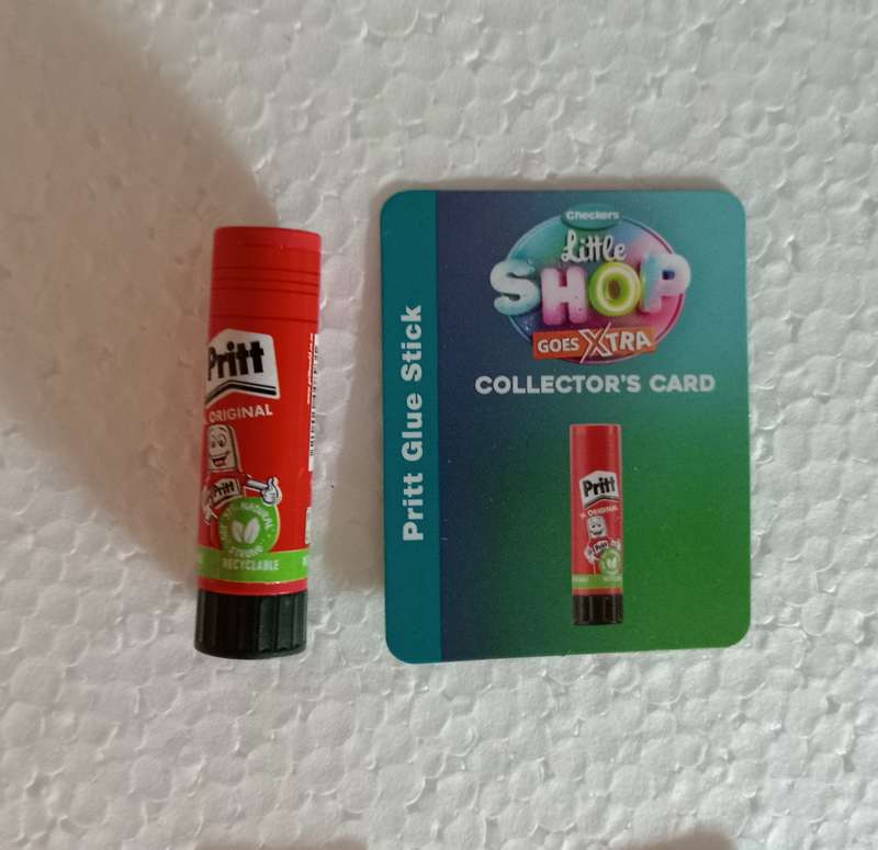 CHECKERS Little Shop Goes Extra - PRIT GLUE with CARD