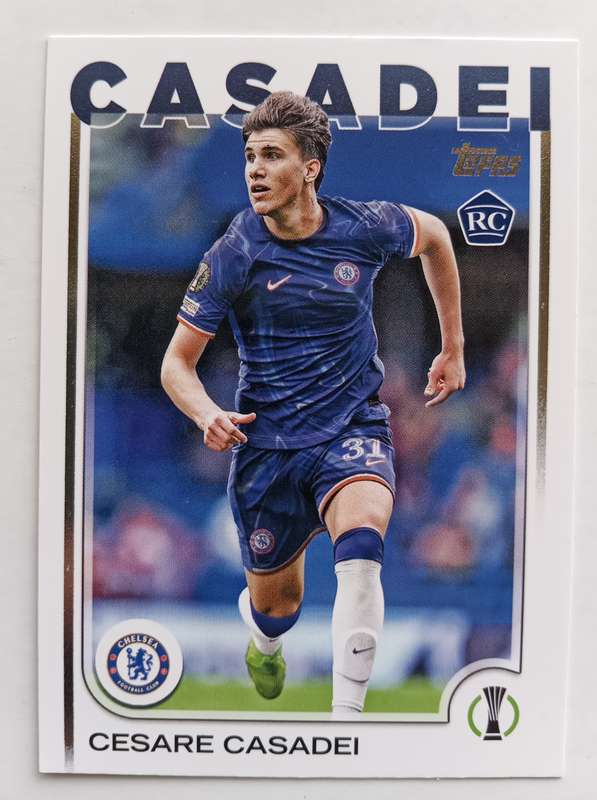 CESARE CASADEI (Chelsea) - TOPPS Champions League 2024/25 - ROOKIE TRADING CARD 136
