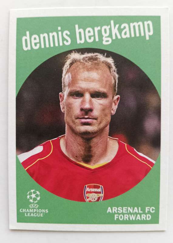 DENNIS BERGKAMP (Arsenal) - TOPPS Champions League 2023 - LEGEND TRADING CARD 59/22