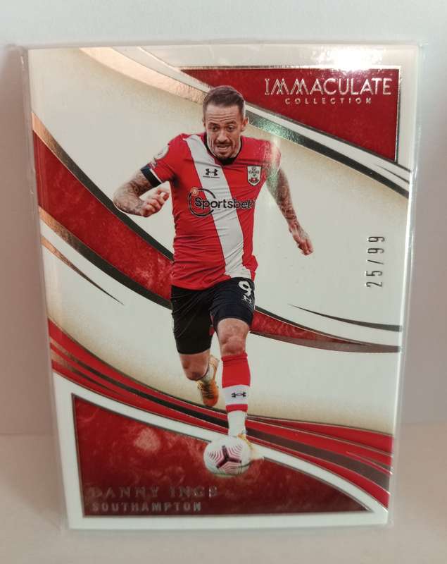 DANNY INGS (Saints) - PANINI IMMACULATE COLLECTION 2020 - RARE TRADING CARD 25 OF 99