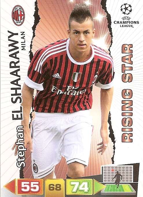 STEPHAN EL SHAARAWY - PANINI CHAMPIONS LEAGUE 2011/12 - `RISING STAR` TRADING CARD
