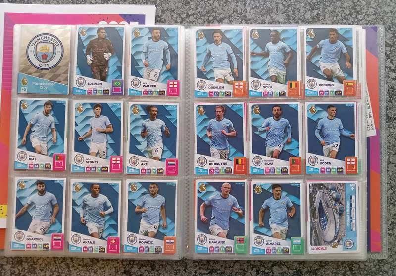 PANINI English Premier League 2024/2025 -  COMPLETE 459 TRADING CARD COLLECTION - NO Golden Ballers