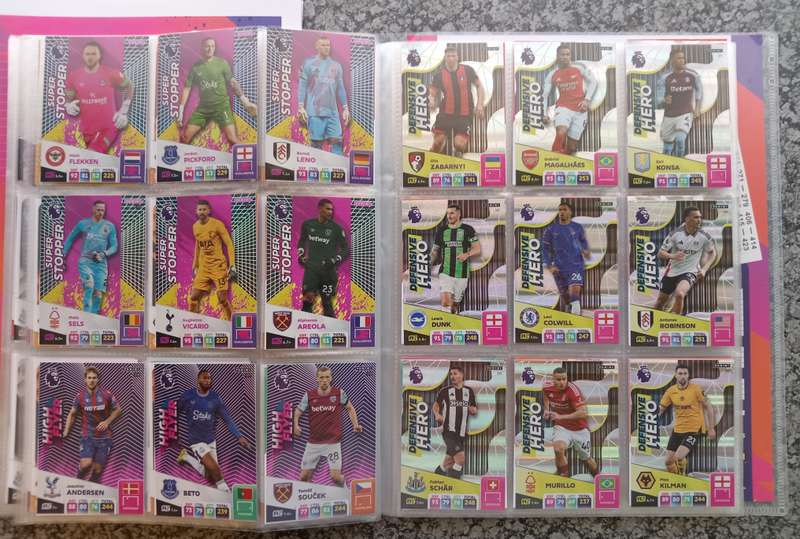 PANINI English Premier League 2024/2025 -  COMPLETE 459 TRADING CARD COLLECTION - NO Golden Ballers