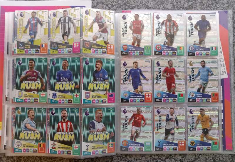 PANINI English Premier League 2024/2025 -  COMPLETE 459 TRADING CARD COLLECTION - NO Golden Ballers