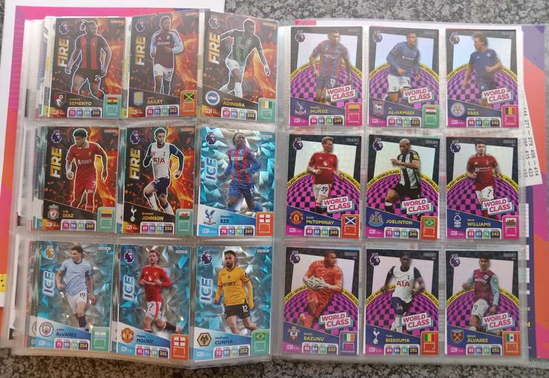 PANINI English Premier League 2024/2025 -  COMPLETE 459 TRADING CARD COLLECTION - NO Golden Ballers