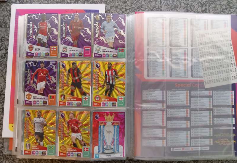 PANINI English Premier League 2024/2025 -  COMPLETE 459 TRADING CARD COLLECTION - NO Golden Ballers